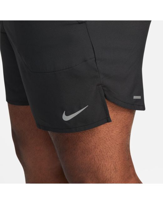 Nike Black Stride 7In Short for men