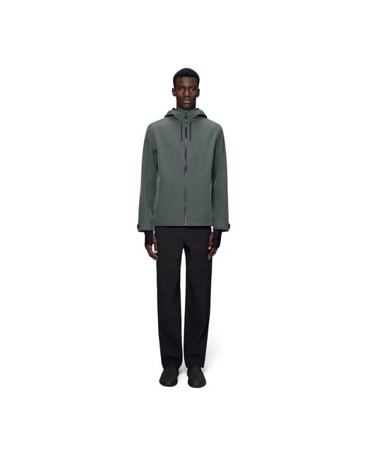 Rains Gray Suva Softshell Waterproof Jacket