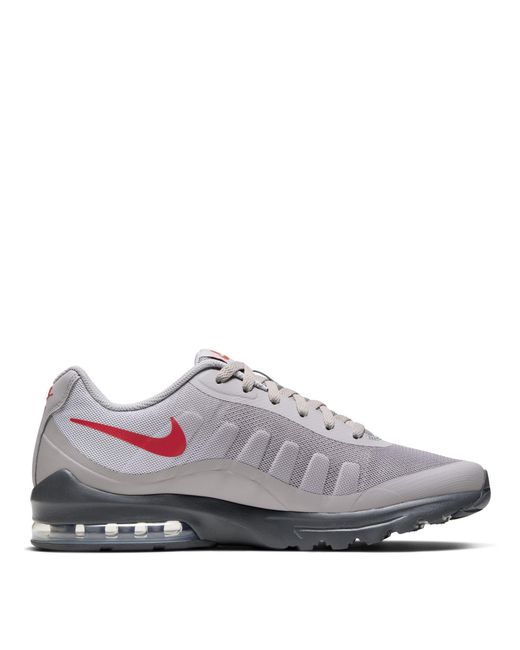 Nike Gray Air Max Invigor Shoes for men