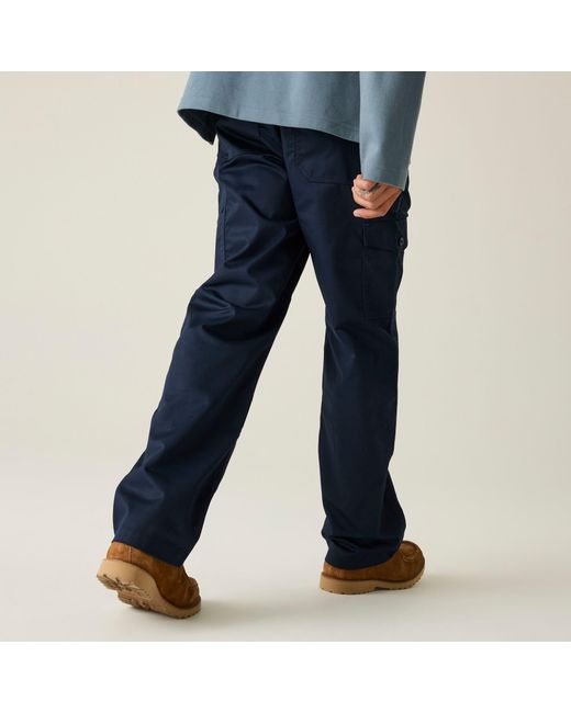Regatta Blue Cargo Work Trousers for men