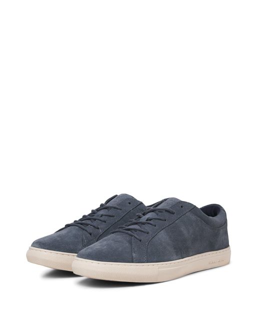 Jack & Jones Blue Galaxy Suede Trainers for men
