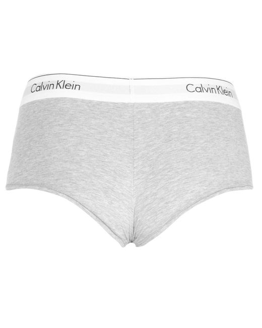 Calvin Klein Gray Modern Cotton Boy Boy Shorts