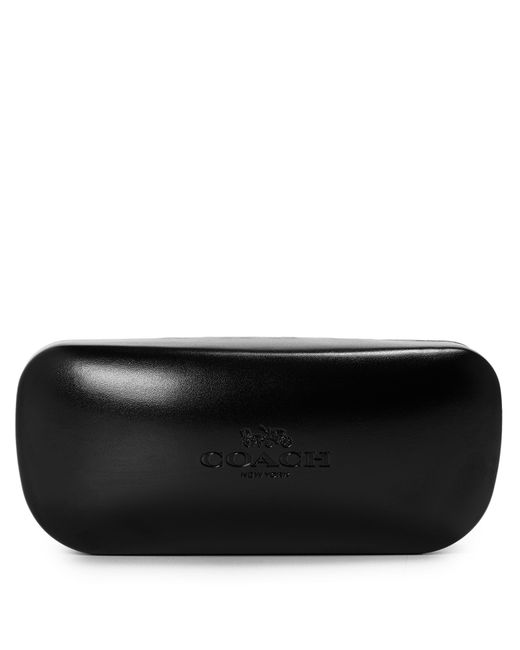 COACH Black Oval Sunglasses