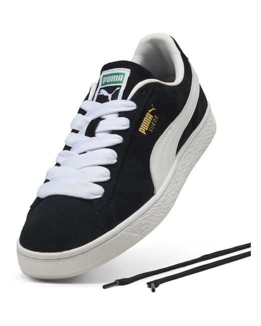 PUMA Black Suede Classic Sneakers for men