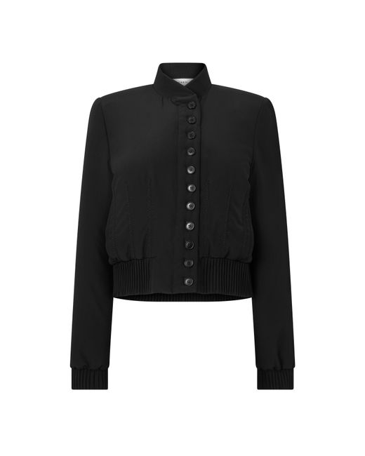 McQueen Black Alex Dart Bomber Jkt Ld63