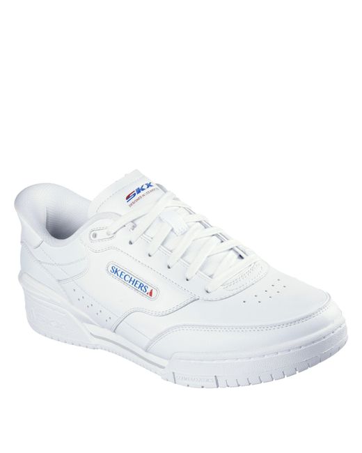 Skechers White Recoil Slip On Trainers for men