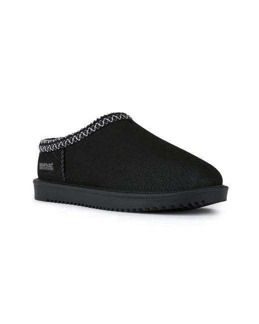 Regatta Black Risley Mule Waterproof Lifestyle Shoes