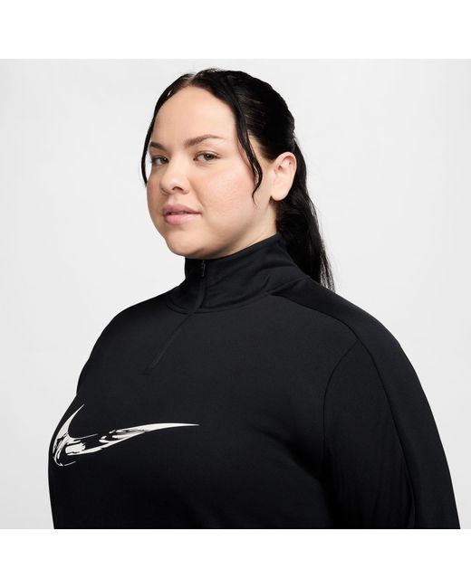 Nike Black Long Sleeve Performance Running Top