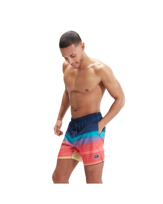 Speedo Blue Redondo Edge Volley 17 Swim Shorts for men