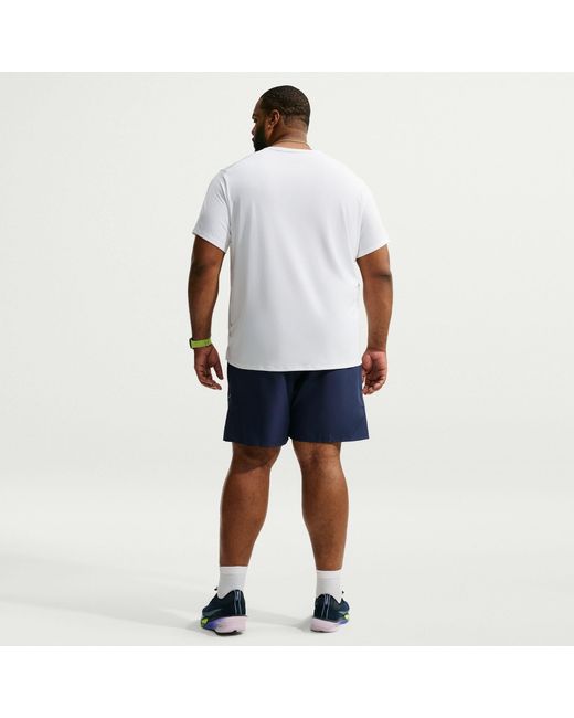 Nike Blue Miler 7 Performance Running Shorts for men