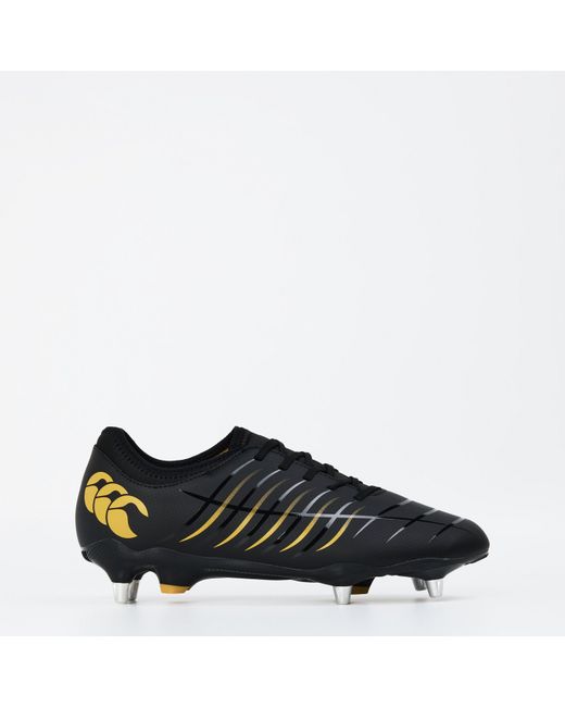 Canterbury Black Phoenix Team Adults Soft Ground Rugby Boots for men