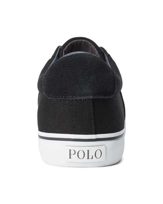 Polo Ralph Lauren Black Canvas Trainers for men