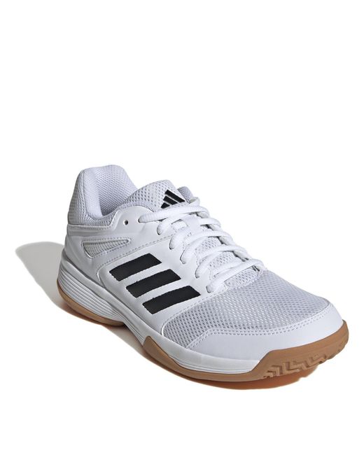 Adidas White Speedcourt Indoor Shoes