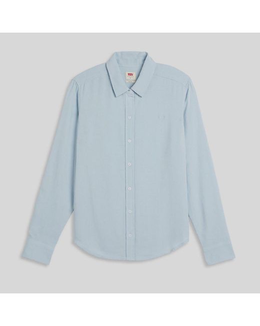 Levi's Blue Long Sleeve Oxford Shirt