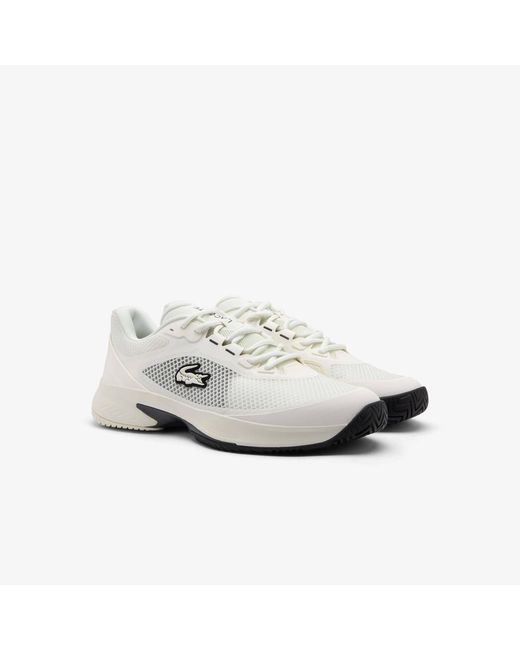 Lacoste White Tech Point Tennis Shoes for men