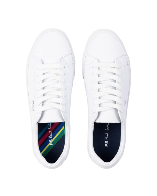 Paul Smith White Amos Trainers for men