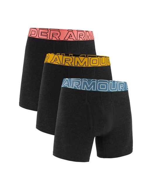 Under Armour Black Logo Boxers 3-Pack for men