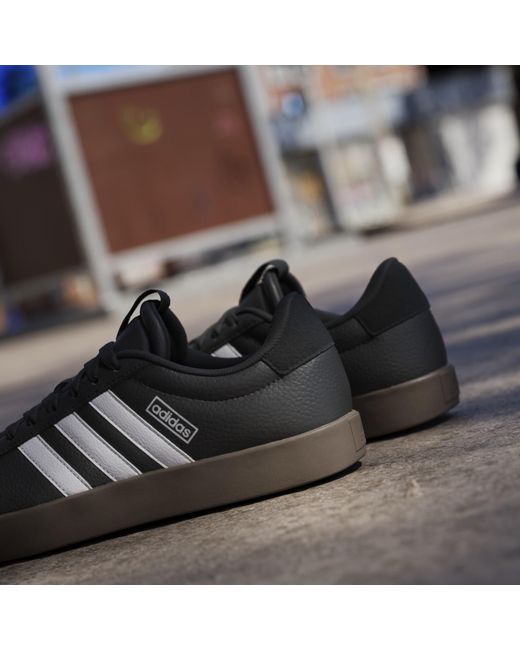 Adidas Black Vl Court 3.0 Low Shoes