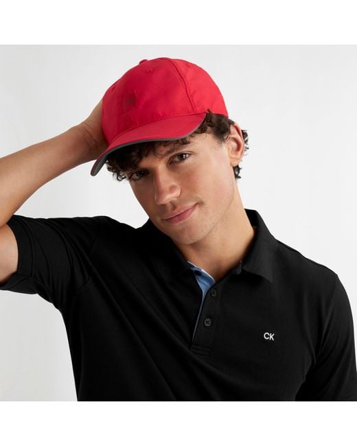 Calvin Klein Red Ck Golf Cap for men