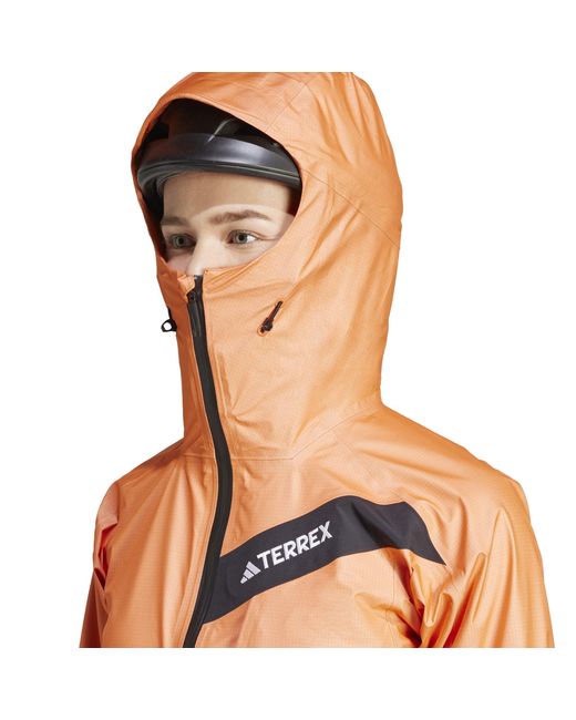 Adidas Brown Track Waterproof Jacket