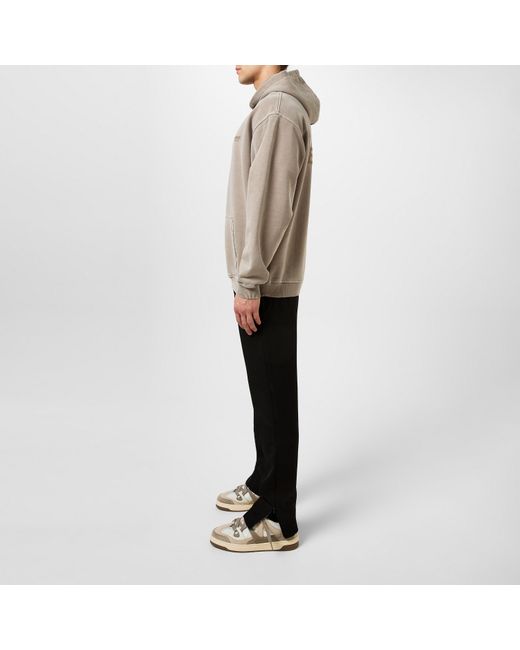 Represent White Panelled Canvas Chunky Sneakers for men