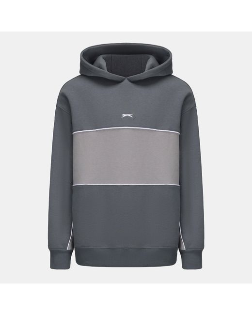 Slazenger 1881 Gray Fleece Sportswear Hoodie for men