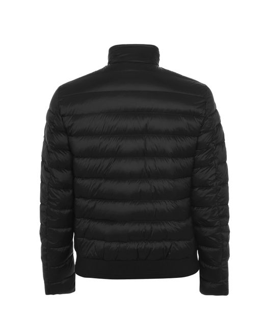 Belstaff Black Circuit Water Resistant Duck Down Short Puffer Jacket for men