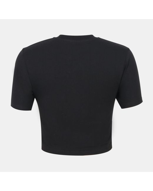 PRETTY BOY UGLY WORLD Black Cotton Short Sleeve Slim Fit Baby Tee
