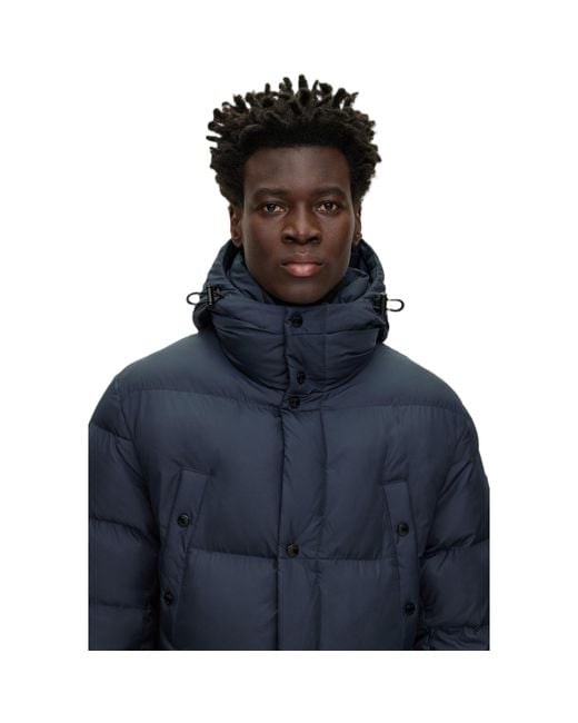 Boss Blue Condolo Short Puffer Jacket for men