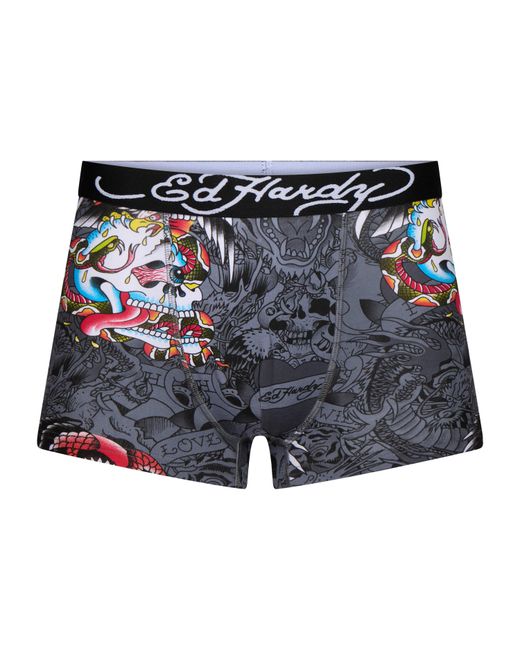 Ed Hardy Blue 5 Pack Boxers for men