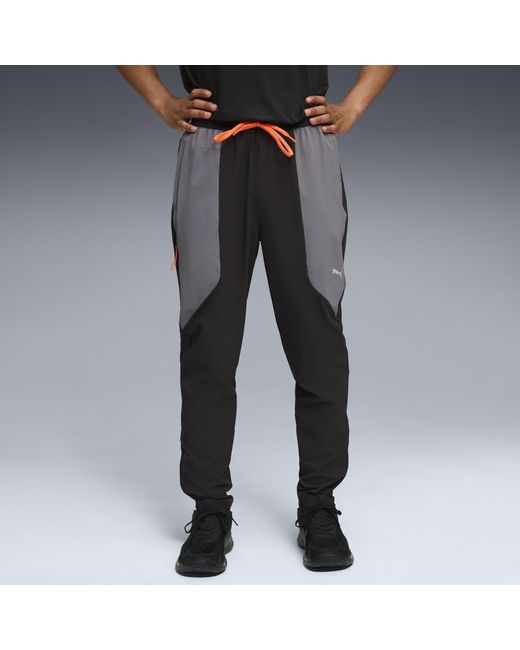 PUMA Gray Flex Closed Hem Woven Joggers for men