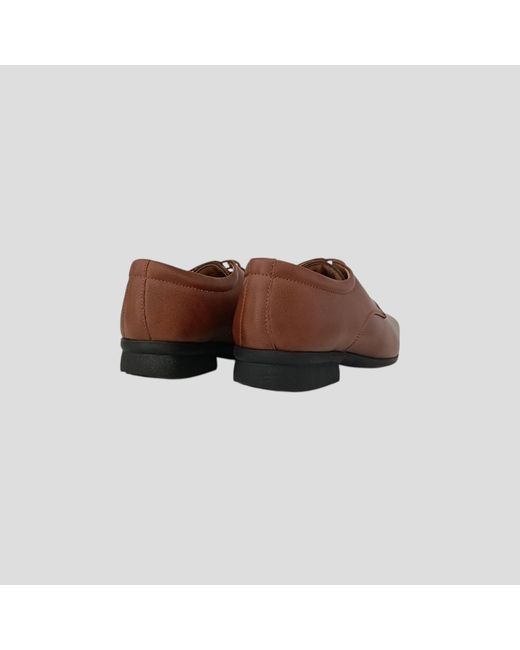 Firetrap Brown Lace-Up Derby Shoes for men