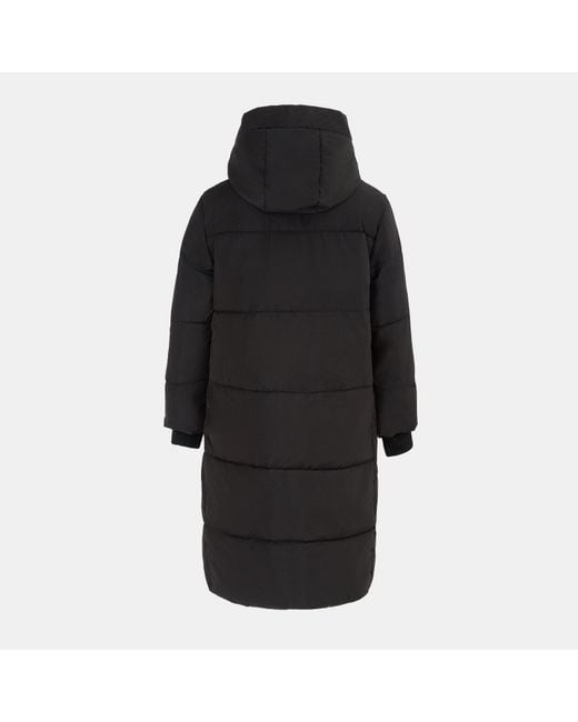Firetrap Black Long Padding Jacket Ladies