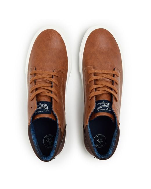Original Penguin Brown Miles Chukka Boots for men