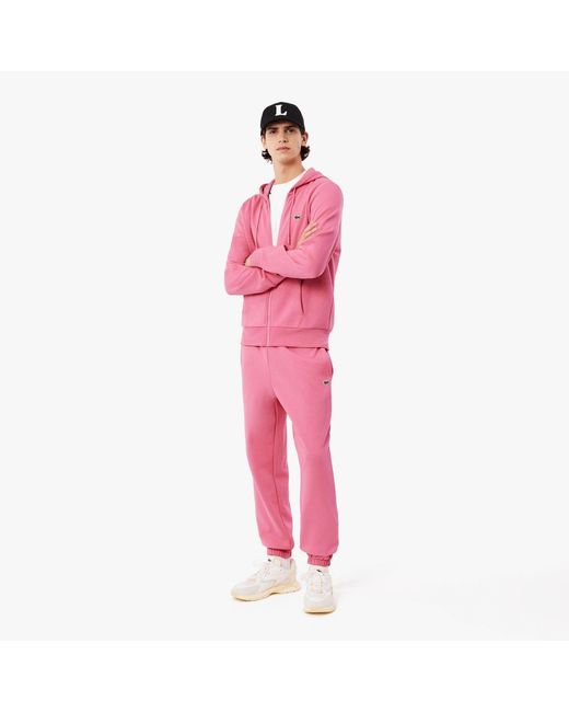 Lacoste Pink Regular Fit Sweatpants for men