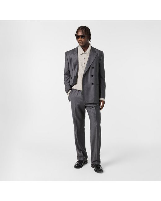AMI Blue Button Tailored Fit Blazer for men