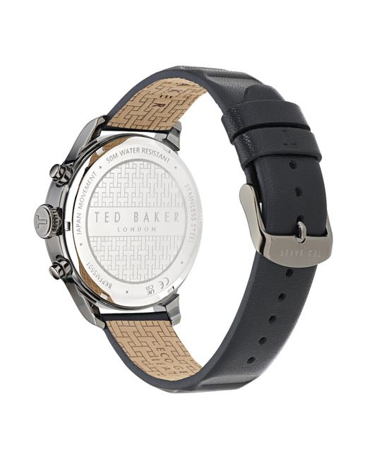 Ted Baker Black Fulmaar Quartz Analogue Watch for men