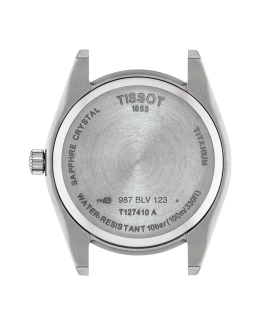 Tissot Metallic Stainless Steel Water Resistant Analogue Quartz Watch for men