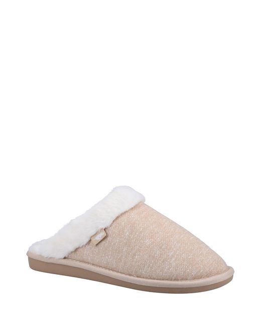 Rocket Dog Natural Rosie Skirball Jersey Mule Slippers