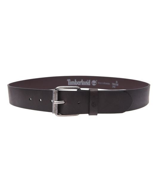 Timberland Black Leather Belt for men