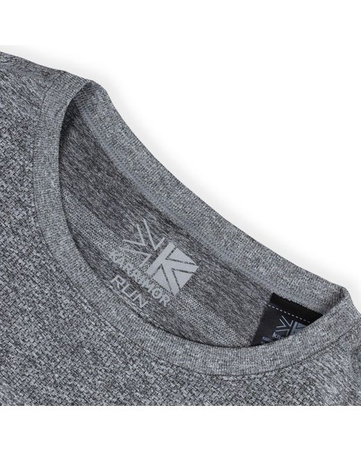 Karrimor Gray Xlite Running Short Sleeve Top for men