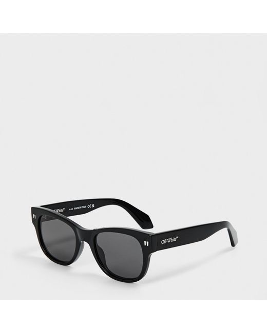 Off-White c/o Virgil Abloh Gray Square Sunglasses