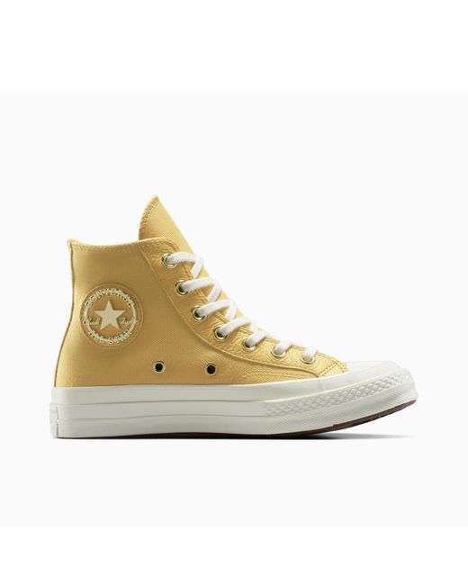 Converse Yellow Chuck 70 Canvas High-Top Trainers