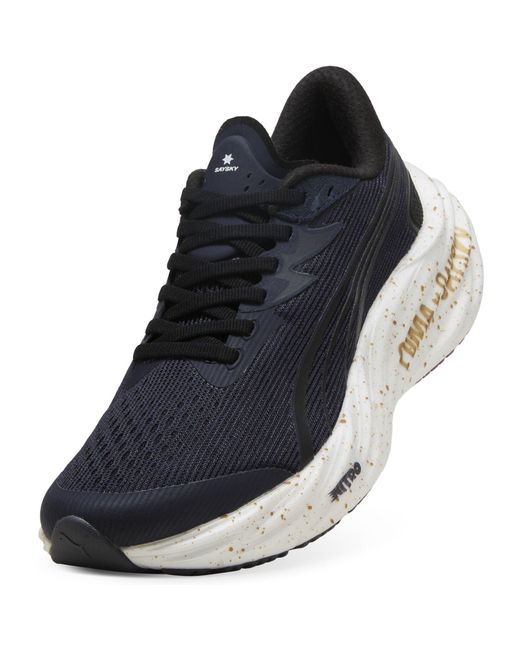 PUMA Blue Velocity Nitro 4 Saysky Running Shoes