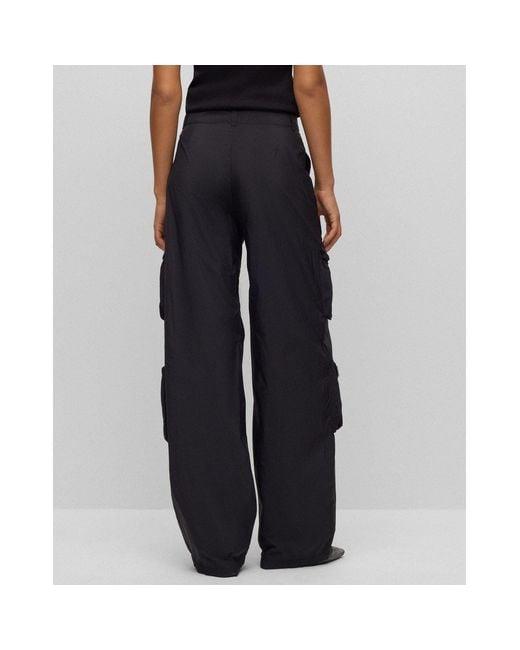 HUGO Black Harameri-1 Cargo Trousers