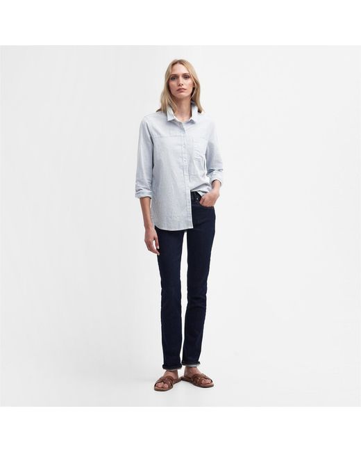 Barbour White Beachfront Shirt