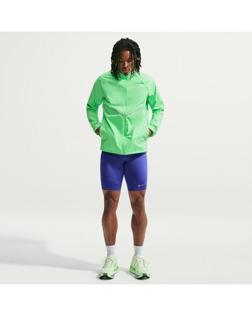 Nike Green Miler Repel Running Jacket for men