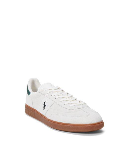 Polo Ralph Lauren White Bedford Low-Top Trainers for men
