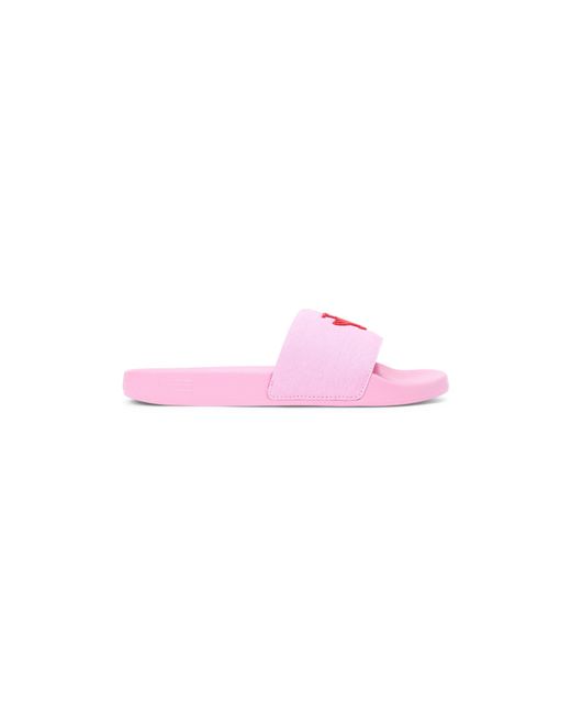 Tommy Hilfiger Pink Pool Sliders