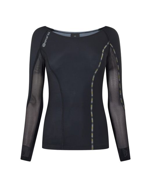 Skins Blue Dnamic Ls Top Ladies